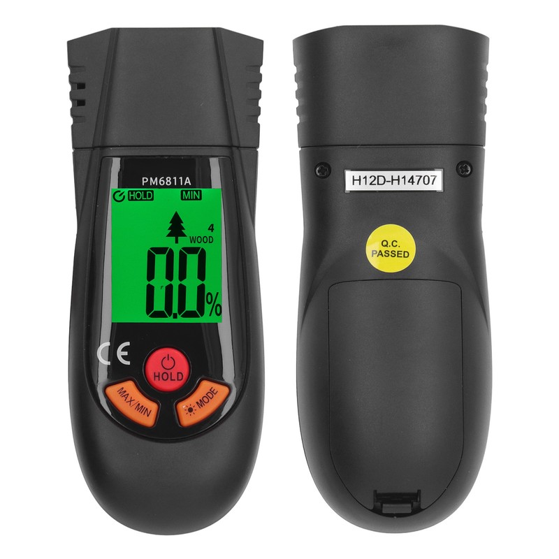 Wood Moisture Meter Woodworking Digital Water Leak Detector Damp Tester