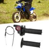 7/8in Twist Throttle Grips with Cable Replacement for CRF KLX