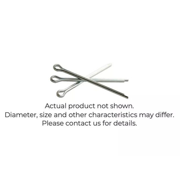 Unbranded 1/4 X 1-1/4 Steel Cotter Pin, Zinc