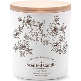 Deluxe Vanilla Coconut Soy Candle – 11.5 Oz Jar, 98-Hour Burn Time – Scented Candle for Home – Perfect Gift for Thanksgiving, Christmas, & Birthdays