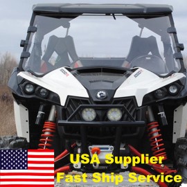 DW Parts  Strong Polycarbonate CAN-AM MAVERICK 800/1000 Front Windshield Fit 2013-2018