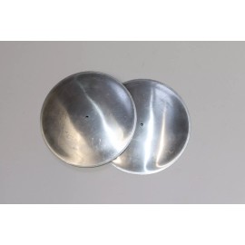 Van Sickle Pair of Piper Style Van Sickle Dust Covers, Hub Caps, Unpainted, Replica Part