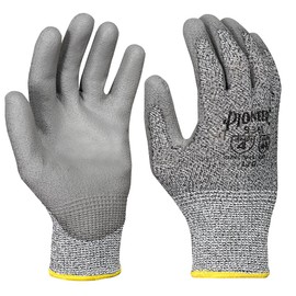 Pioneer Cut Resistant Gloves with Grey Coating – Level 4