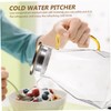 LABRIMP Large Capacity Glass Water Pitcher Drinking Water Filter Stainless