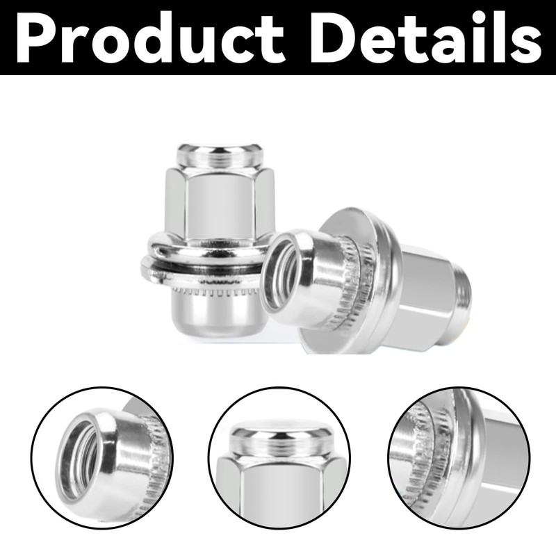 ANBOO 5Pcs Wheel Nuts Set for Jaguar XF XE X-Type