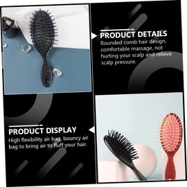Baluue Slick Back Brush for Hair Hair Brush High Flexibility Hairbrush Professional Craftsmanship for Home Use