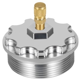 Camoo Fuel Filter Cap with Fuel Pressure Port Aluminum for 03-07 Ford Powerstroke 6.0L