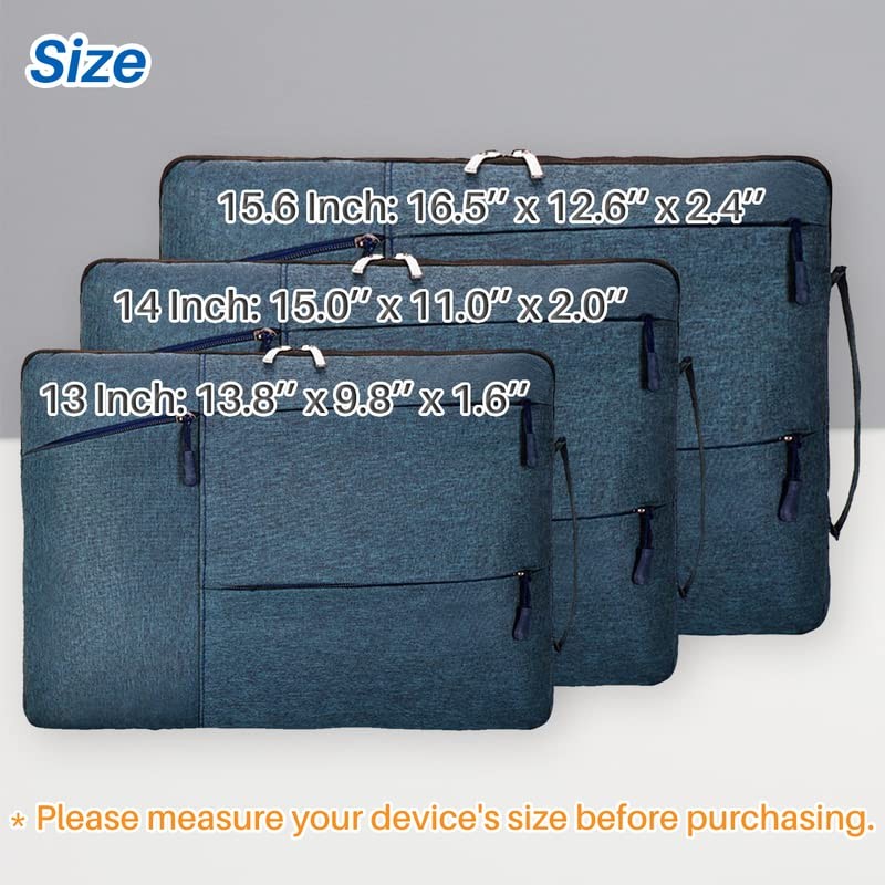 Kalevel Lightweight Laptop Sleeve Shockproof Laptop Case 15.6 Inch Computer
