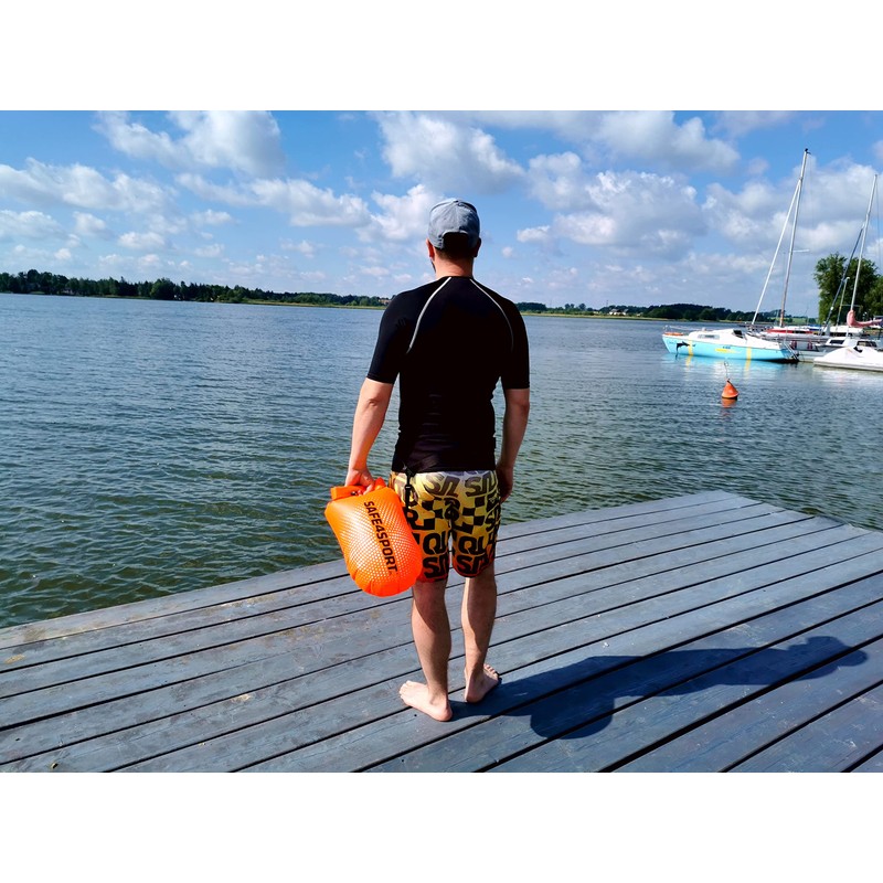 SAFE4SPORT PerfectSwimmer - Inflatable Safety Buoy for Swimming - Swimming