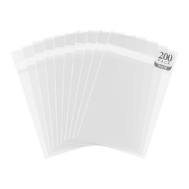 Golden State Art, Pack of 200, Acid-Free Crystal Clear Sleeves Storage Bags for Photo Prints (Size: 5 1/4 x 7 1/8 inch)