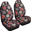 Bulopur Daisy Ladybug Car Seat Covers Front Seats Only for