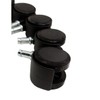 Chromcraft Polyurethane Soft Tread Replacement Casters - Softer Casters for
