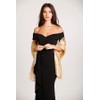 Central Chic Silky Iridescent Pashmina Wrap Stole Shawl For Weddings