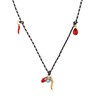 Dhdfisd Italian Horn Necklace Evil Eye Necklace Boho Cornicello Chili