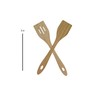 hausleben Spatula Set | 30 cm | Natural | Bamboo