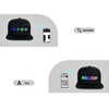 Lvpradior LED Hats,Programmable Mobile APP Control Colorful LED Cap,Editable Text,Animation,Music,Graffiti,DIY