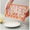 Generic 33-Grid Round Ice Cube Tray - Lead-Free, Polish Glossy,