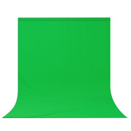 DUYIKJ Green Screen Backdrop Background,10 X 10 FT Large Photography Backdrop Photo Background Screen for Streaming Zoom Photo Muslin Green Curtain Video Recording Greenscreen Picture Photoshoot