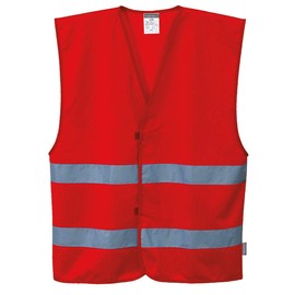 Portwest F474RERS/M Iona Vest, Regular, Small/Medium, Red