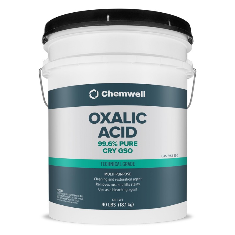 Chemwell Oxalic Acid (8 lbs) - 99.6% Pure Industrial Grade