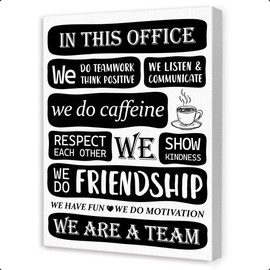 Gwisml In This Office Wall Decor,We Are A Team Artwork Inspirational Teamwork Canvas Frame Paintings For Home Workplace Wall Art Decor