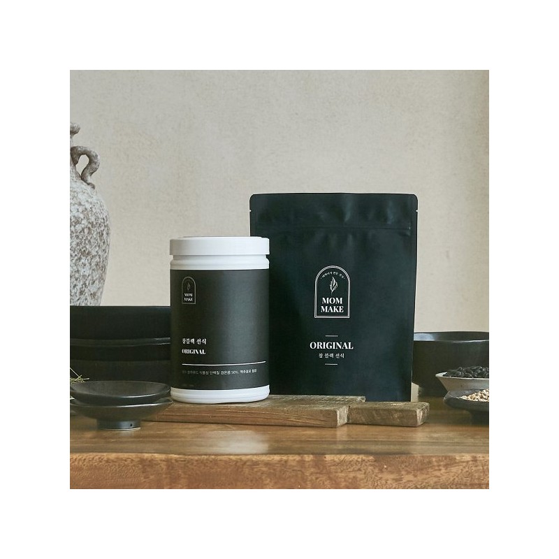 Mommake 참 블랙 선식 대용량(원통) 500g 1개 Pure Black Meal