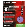 Trend Aluminium Oxide 150mm Random Orbit 240 Grit Abrasive Sanding