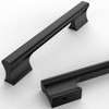 Asidrama 10 Pack 5 Inch(128mm) Matte Black Kitchen Cabinet Handles,