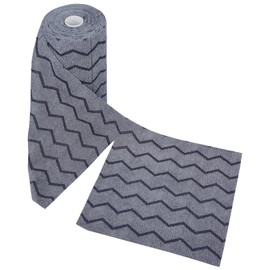 Microfiber Cleaning Cloths Roll 50-Pack Reusable Paper Towels for Car Wash Supplies Ultra Absorbent Kitchen Dish Rags House Window Cleaning Cloths Lint Free Tear Away (Navy Blue Wave Pattern)