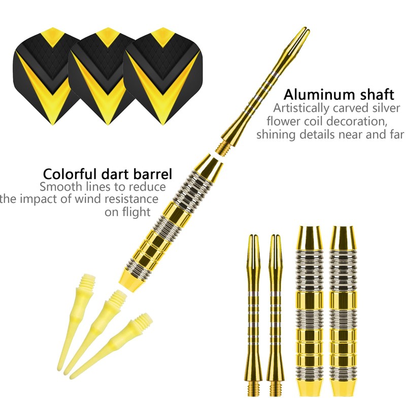 Mhekrep Darts with Plastic Tip, 21 g, Set of 3