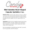 Candy Retailer Mini Valentine Heart Shaped Cupcake Sprinkles 4 oz.