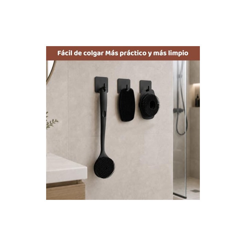 7 PCS Cepillo de Silicona para Cuerpo, Cepillo Exfoliante Corporal