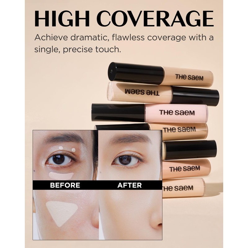 THESAEM Cover Perfection Tip Concealer SPF28 PA++ 6.5g # Brightener