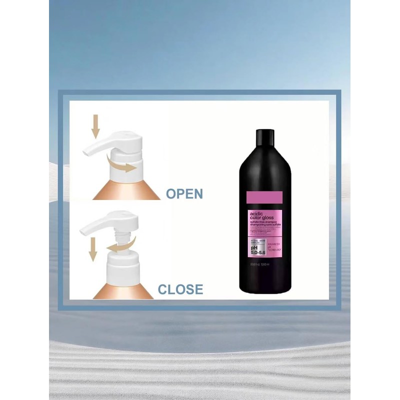 Pump Dispenser Compatible with Redken Shampoo and Conditioner 33.8 oz