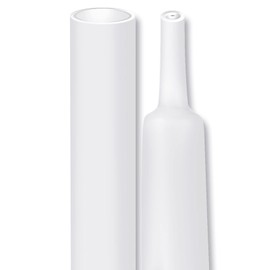 XHF 1/2 Inch 3:1 Waterproof White Heat Shrink Tubing 4 Ft Marine Grade Wire Cable Adhesive Lined Tube Insulation Seal Against Moisture Corrosion and Air Leakage