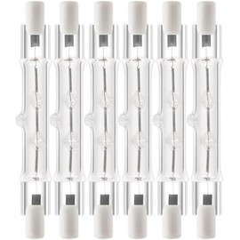 MISDOOD R7S Halogen Light Bulbs 120V 150W,6 Pack J78mm T3 J Type Halogen Bulbs, 3 Inch Long Double Ended Light Bulb for Work, Security,Landscape Lights, Dimmable