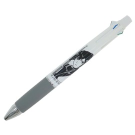 Kaiju No. 8 Sharp Pen, Black, Red, Blue, Green, 4 Colors, Ballpoint Pen, Jet Stream, 4, 1, Multifunction Pen, Sub, White, Mina, Shonen Jump