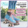 Circle Society Classic Adjustable Roller Skates for Kids - Cotton