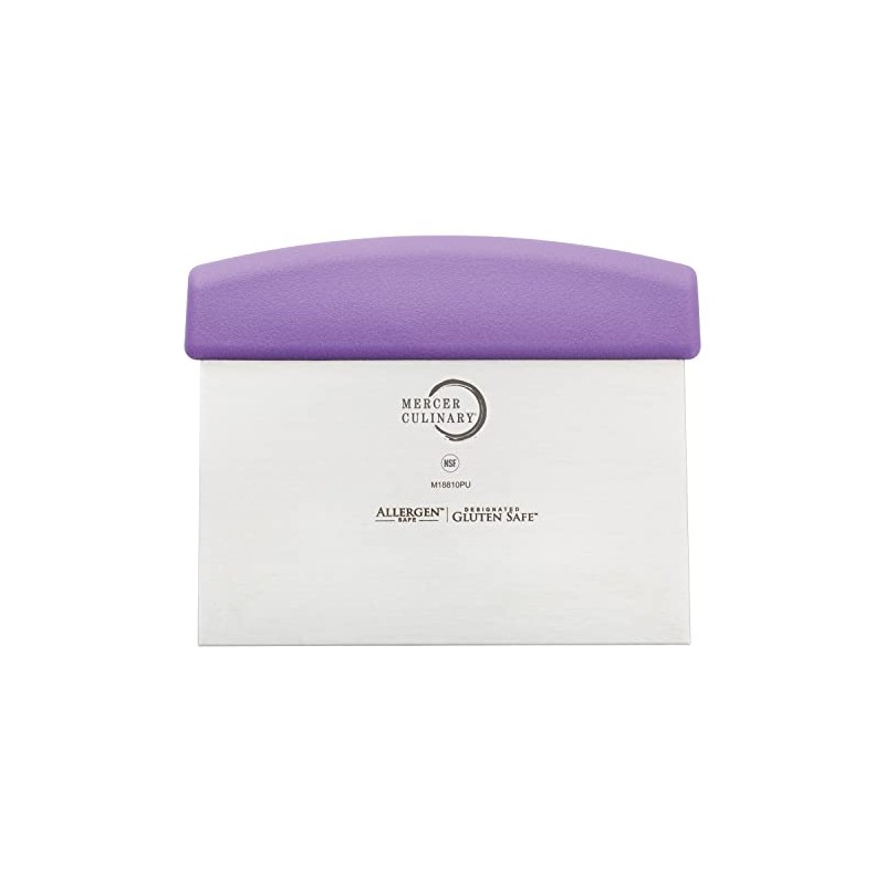 Mercer Culinary Millennia Raspador de banco, hoja de 6 x