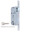 MS Beschläge Mortice Lock Square Edged 235 mm x 20