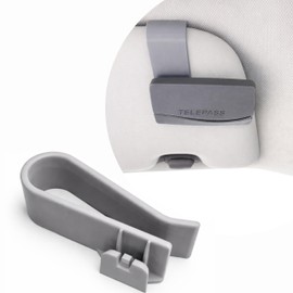Sintrix Fab Clip parasole per dispositivo di pedaggio (stile telepass) – Supporto auto ricambio compatibile con Telepass & MooneyGo fino al 2023, clip visore sicura per bip and go casella