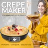 Crepe Maker Machine (Easy to Use), Pancake Griddle – Nonstick