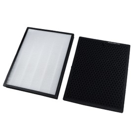 HQRP Filter Kit Compatible with Alexapure Breeze 3049 AP-B102 Air Purifier, AP-B103 AP-B104 Replacement, 1 HEPA + 1 Activated Carbon Pre-Filter