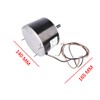 TEKKOAUTO Condenser Fan Motor Replacement for GE Genteq 1/6 HP