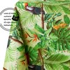 Green Tropical Jungle Wipe Clean Tablecloth - Textil Look -