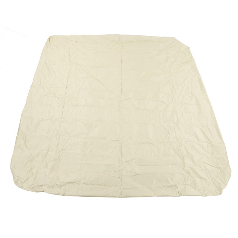 SPA Cover Square Waterproof 190 Silver Coated Polyester Taff Weather