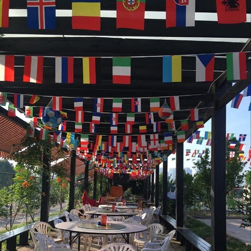 AISHITE World Cup Flag, Finals, 32 Strong, Support, Soccer, Bunting
