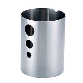 Sanpo Industry Chopstick Stand Silver 9φ × H12cm Rings 03335920