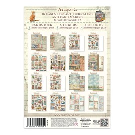 Stamperia - Junk Journal Stickers, Cut-Outs, and Backgrounds for Scrapbooks, Albums, Card Making, Bullet Journalling and More, Perfect for Hobbies, Crafts, and Gifting (Art of Travelling)
