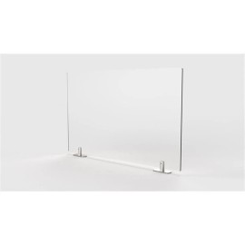 Ghent's Plastic 18" x 24" Partition Extender with Tape in Clear